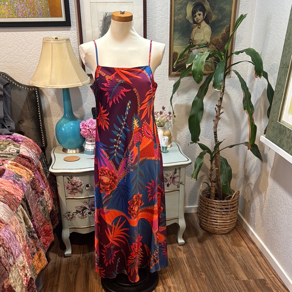 Joie Multicolor Tropical Maxi Dress